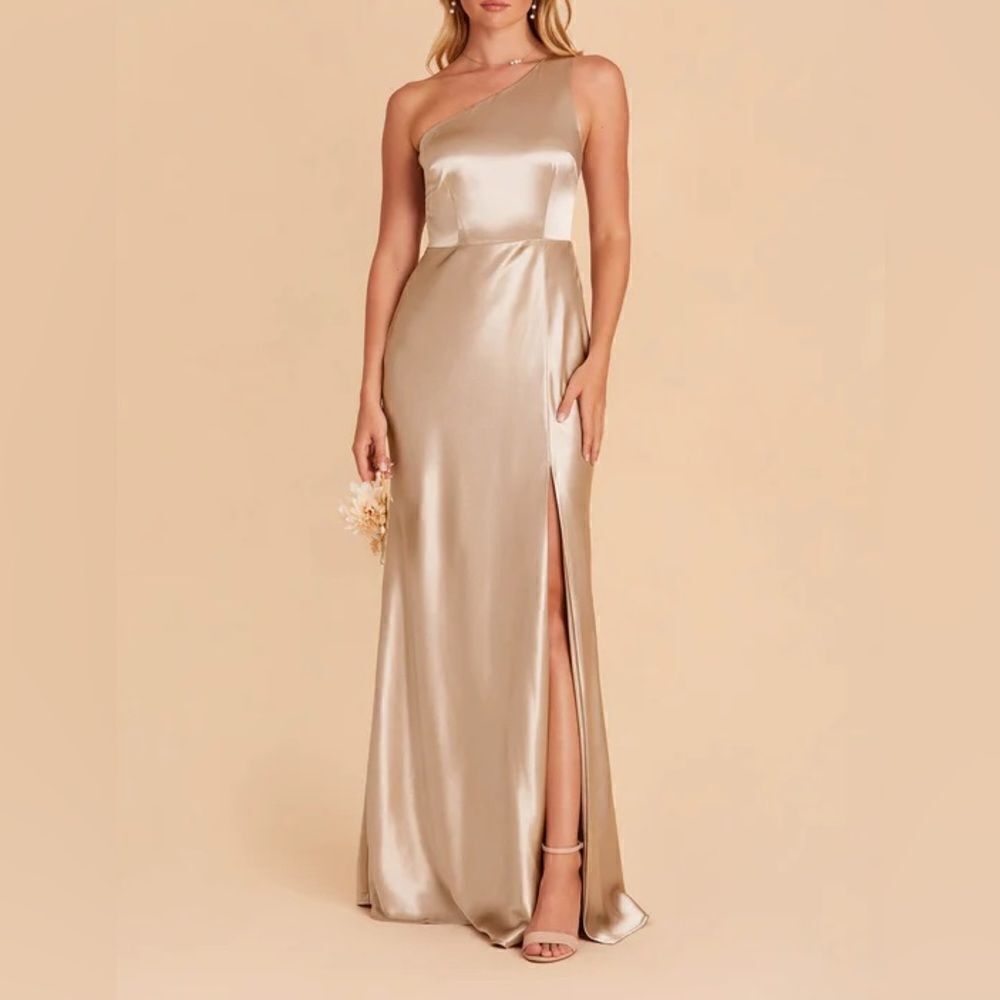 Birdy Grey One Shoulder Neutral Champagne